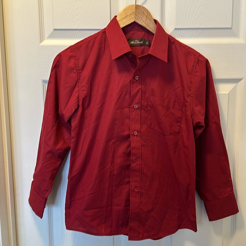 Boys Dress shirt (Size M 10-12)